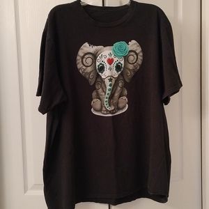 ⚜️ Sugar Skull Elephant Tshirt